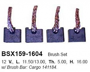 Щетки стартера BSX159-1604